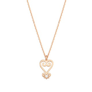 SANKOFA GOLD DIAMOND XSMALL NECKLACE