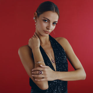 NORTH STAR PAVÊ GOLD DIAMOND EAR CUFF