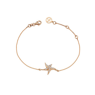 STARFISH DIAMOND BRACELET Bee Goddess