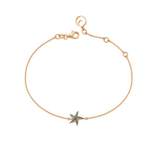 STARFISH GOLD DIAMOND BRACELET Bee Goddess