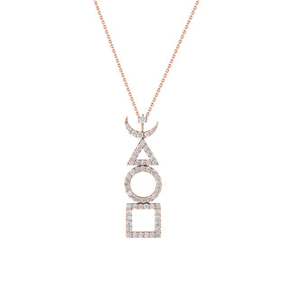 TATTWA GOLD DIAMOND NECKLACE
