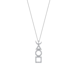 TATTWA WHITE DIAMOND NECKLACE