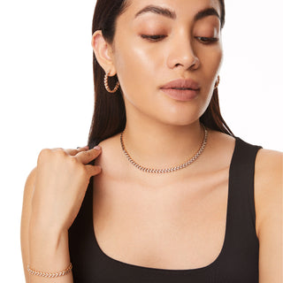 WHEAT GOLD DIAMOND BRACELET