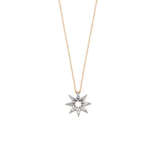 VENUS STAR DIAMOND NECKLACE Bee Goddess