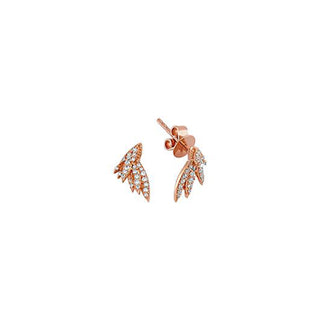 WINGS GOLD DIAMOND EARRING Bee Goddess