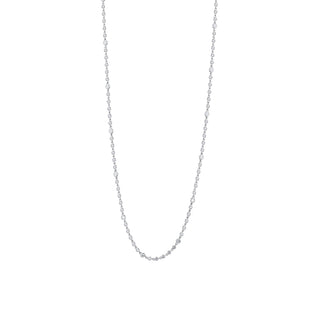 CHAIN 18K WHITE DIAMOND NECKLACE