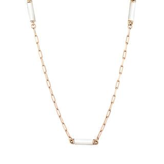 CHAIN PEARL GOLD NECKLACE