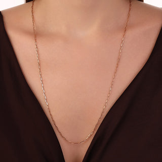 CHAIN GOLD THIN NECKLACE