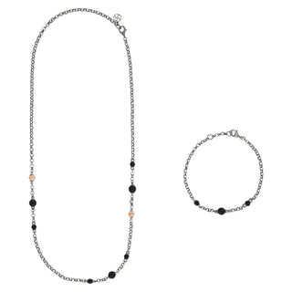 CHAIN GOLD & SILVER NECKLACE