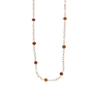 CHAIN GOLD AMBER NECKLACE