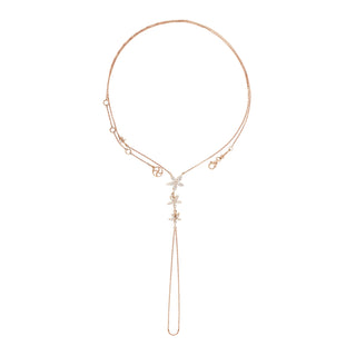 APPLE SEED TARA GOLD DIAMOND HAND CHAIN