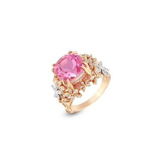 APPLE SEED TARA GOLD DIAMOND RING