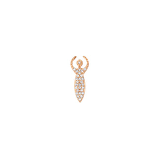 ARTEMIS GOLD DIAMOND SINGLE EARRING