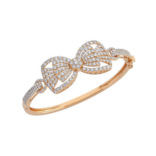 BOW GOLD DIAMOND BRACELET