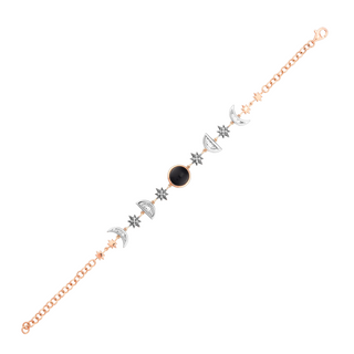 CRESCENT GOLD DIAMOND BRACELET