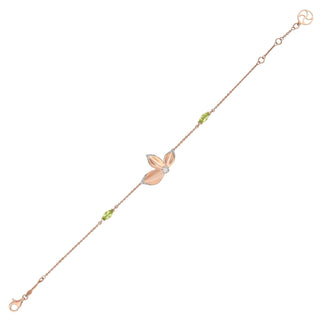 GLORIA GOLD DIAMOND PERIDOT BRACELET