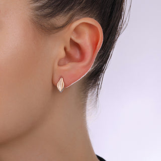 GLORIA GOLD DIAMOND SMALL SINGLE EARRING