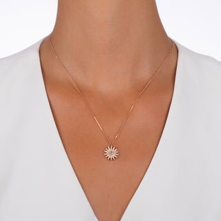 HERA GOLD DIAMOND SMALL NECKLACE