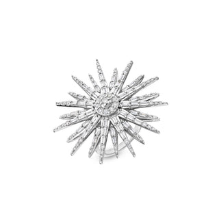 JARDIN STAR 18K GOLD BAGUETTE DIAMOND RING