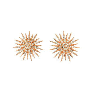 JARDIN STAR GOLD DIAMOND EARRINGS
