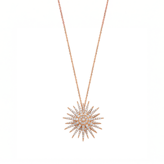 JARDIN STAR GOLD DIAMOND LARGE NECKLACE