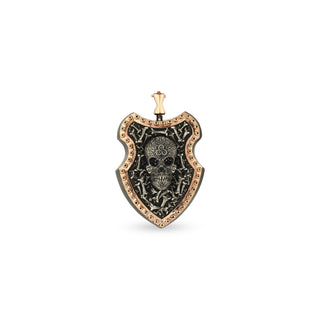 KALI BLACK DIAMOND GOLD & SILVER PENDANT