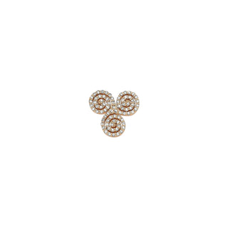 MINERVA GOLD DIAMOND SINGLE EARRING
