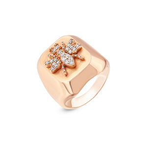 QUEEN BEE HANIA GOLD DIAMOND RING