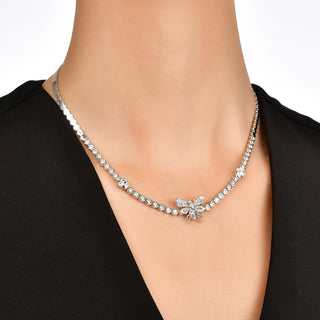 QUEEN BEE HANIA 18K GOLD DIAMOND NECKLACE