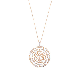 ROSA MUNDI GOLD DIAMOND STATEMENT NECKLACE