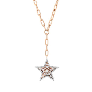 SIRIUS STAR GOLD DIAMOND CHAIN NECKLACE