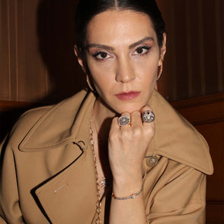 SIRIUS STAR GOLD BROWN DIAMOND RING