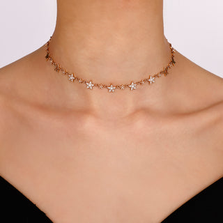 SIRIUS STAR GOLD DIAMOND CHOKER