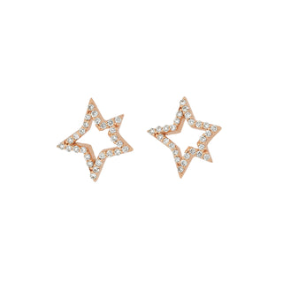 SIRIUS STAR GOLD DIAMOND EARRINGS