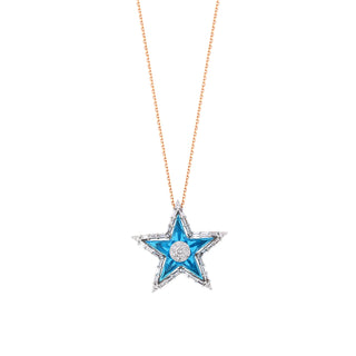 SIRIUS STAR GOLD DIAMOND NECKLACE