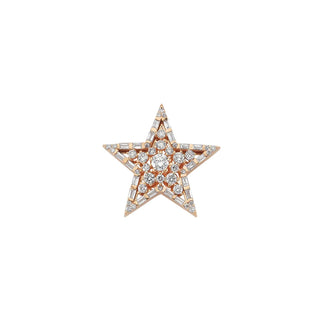 SIRIUS STAR GOLD DIAMOND SINGLE  EARRING