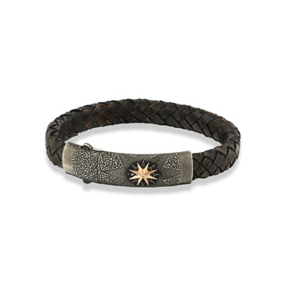 VENUS STAR GOLD BLACK DIAMOND BRACELET