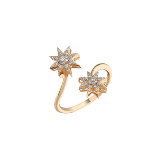 VENUS STAR GOLD DIAMOND RING