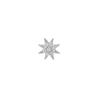 VENUS STAR GOLD DIAMOND SINGLE EARRING