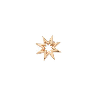 VENUS STAR GOLD SINGLE EARRING