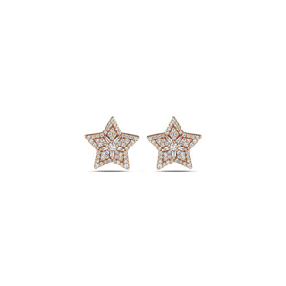 SIRIUS STAR 18K GOLD DIAMOND EARRINGS