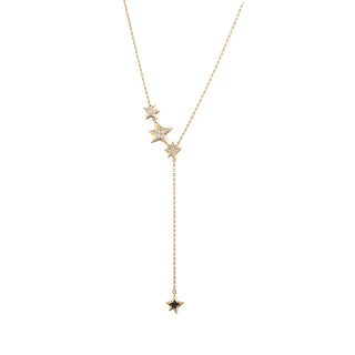 SIRIUS STAR GOLD DIAMOND NECKLACE