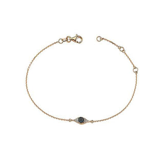 EYE LIGHT GOLD DIAMOND BRACELET