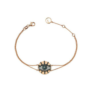 EYE LIGHT GOLD DIAMOND BRACELET