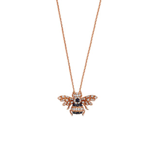 QUEEN BEE MELLONA GOLD DIAMOND NECKLACE