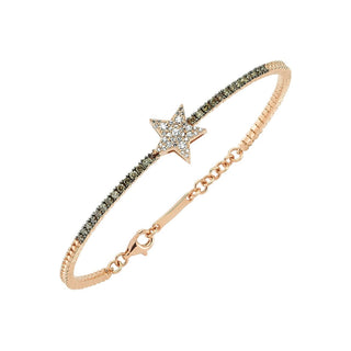 SIRIUS STAR GOLD DIAMOND BRACELET Bee Goddess